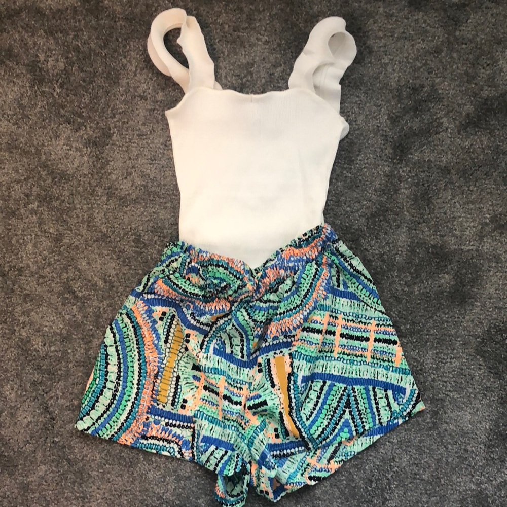 Julie Billiart Patterned Shorts Sz Small